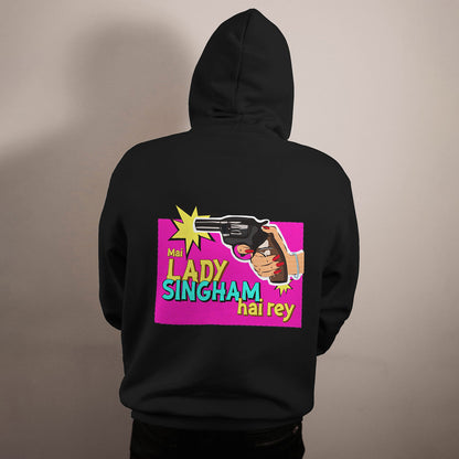 Lady Singham's Gun Hoodies