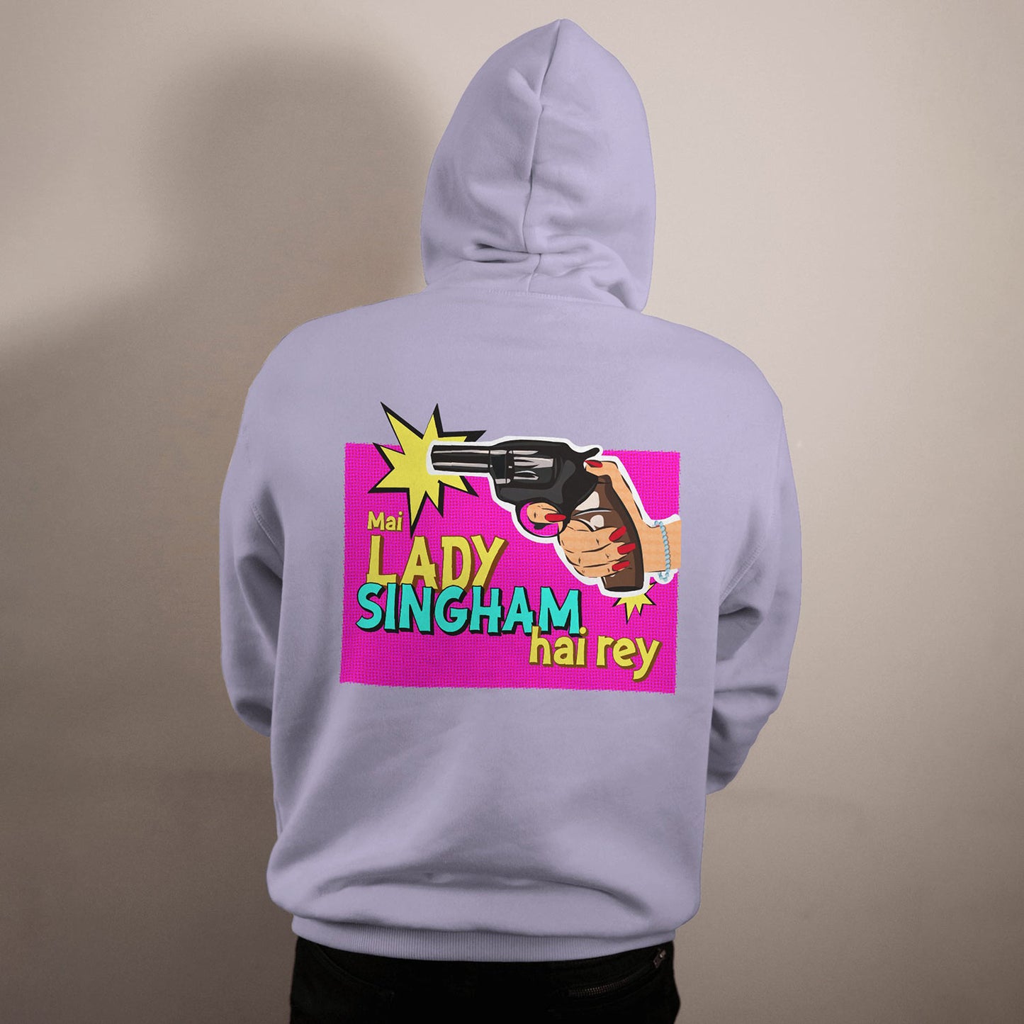 Lady Singham's Gun Hoodies