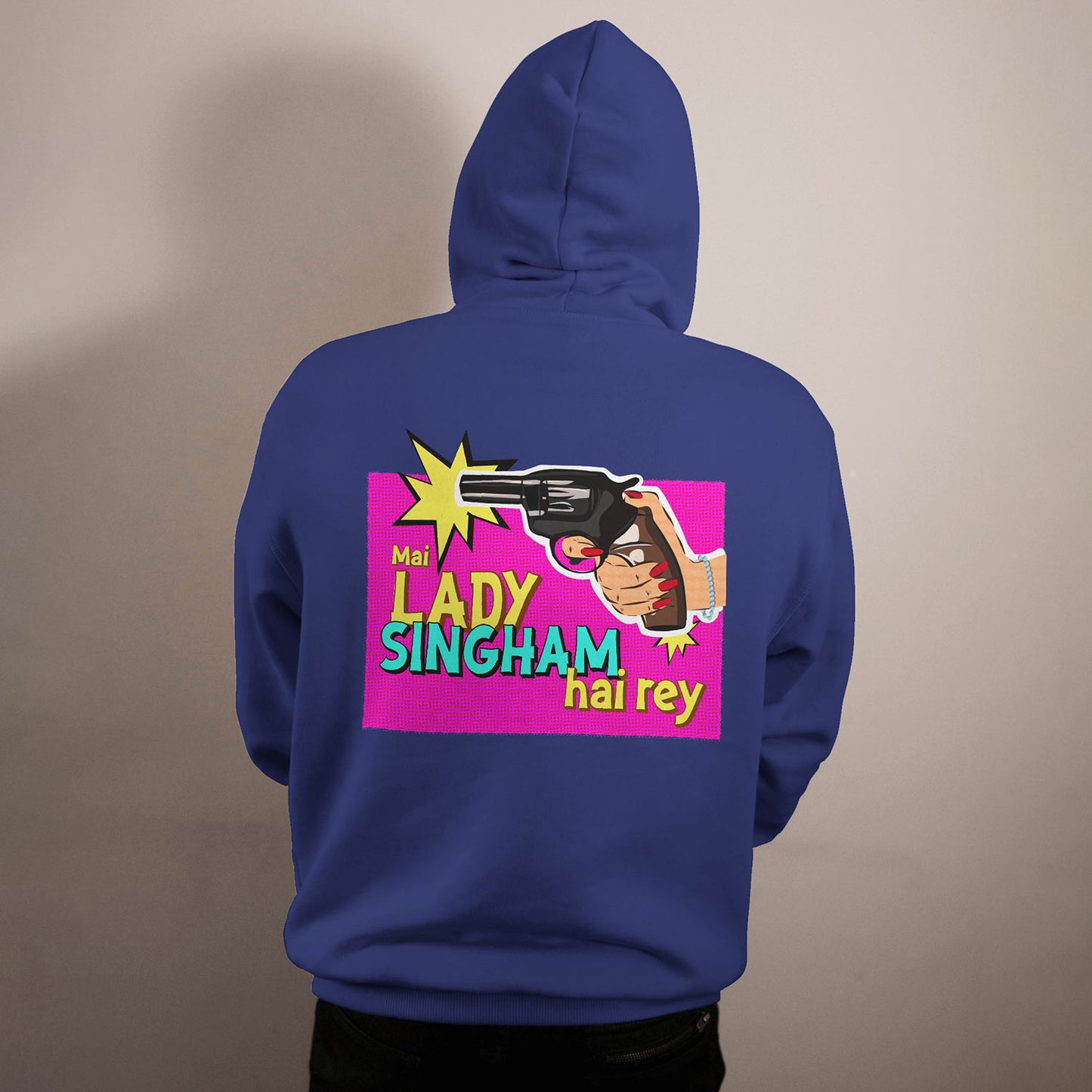 Lady Singham's Gun Hoodies