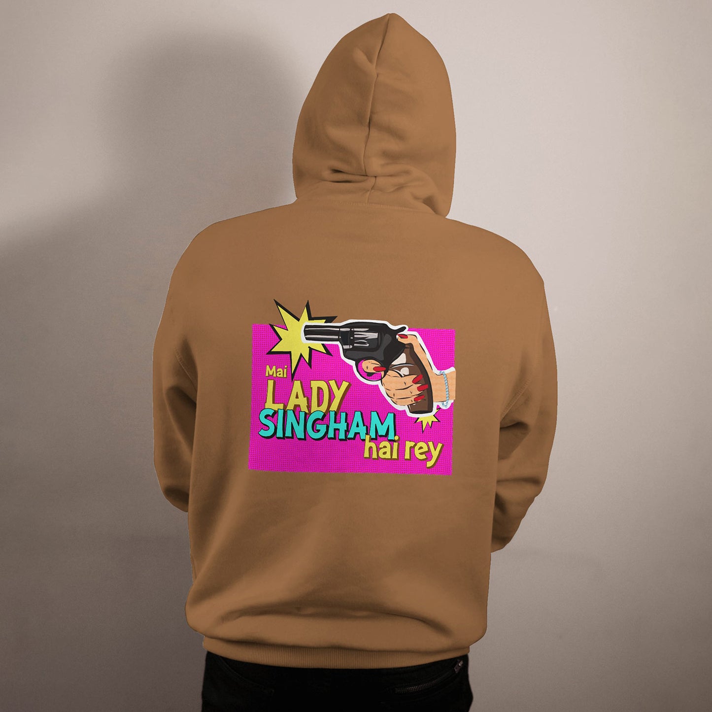 Lady Singham's Gun Hoodies