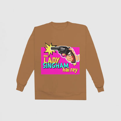 Lady Singham's Gun Sweatshirt