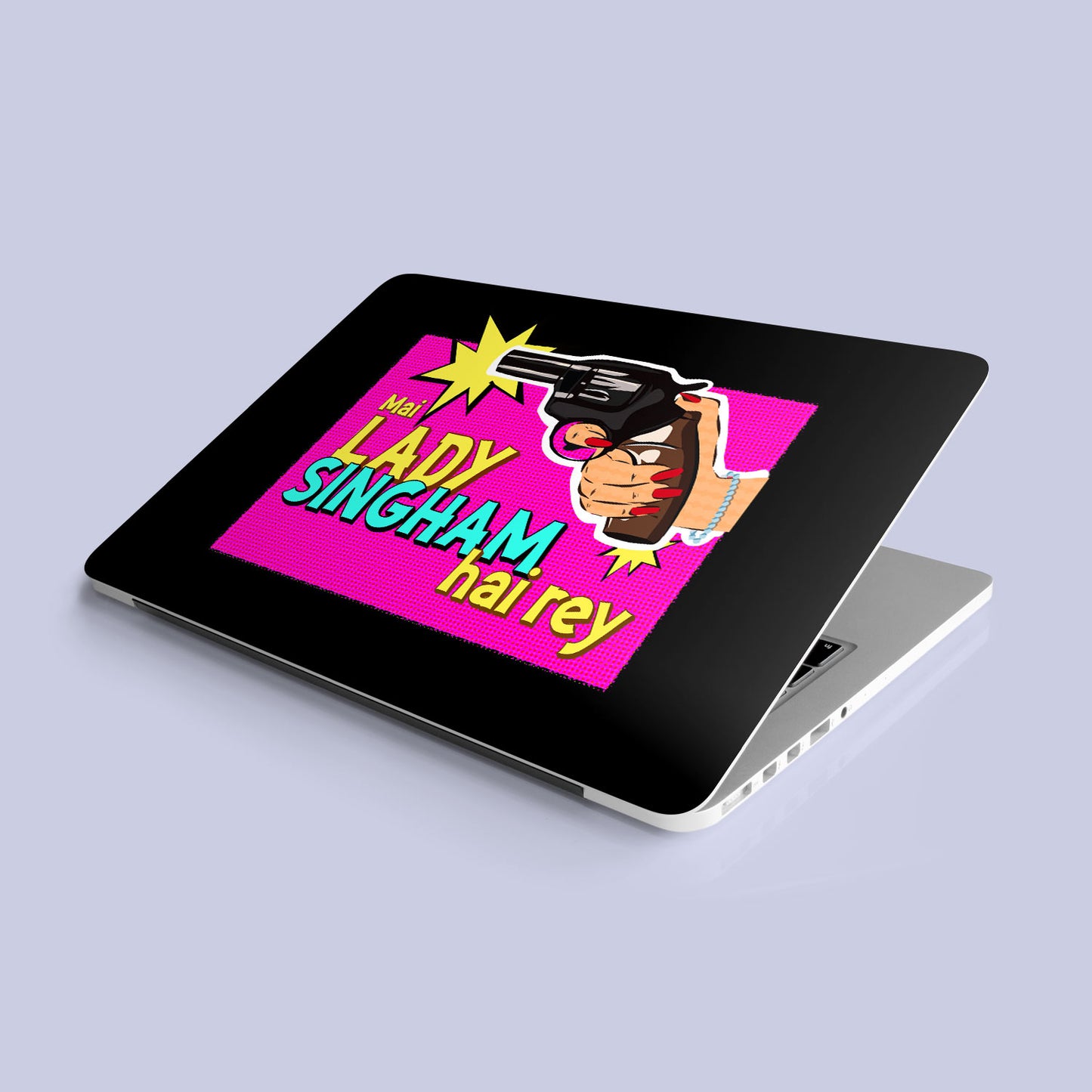 Lady Singham's Gun Laptop Skin