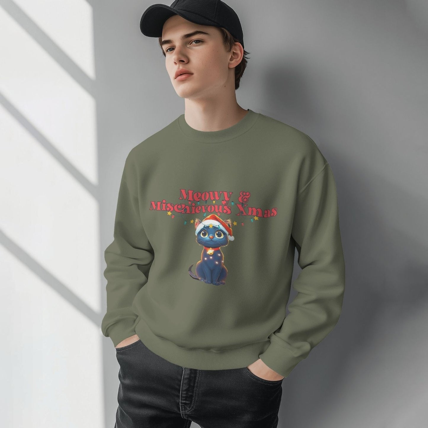 Meowy & Mischievous Xmas - Sweatshirt