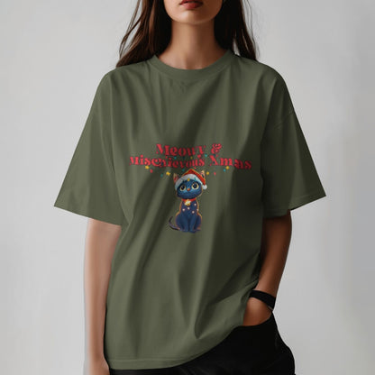 Meowy & Mischievous Xmas - Oversized T-shirt