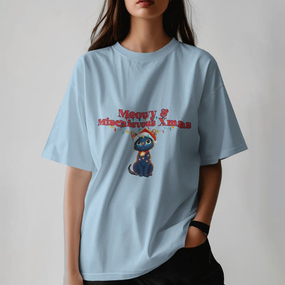 Meowy & Mischievous Xmas - Oversized T-shirt