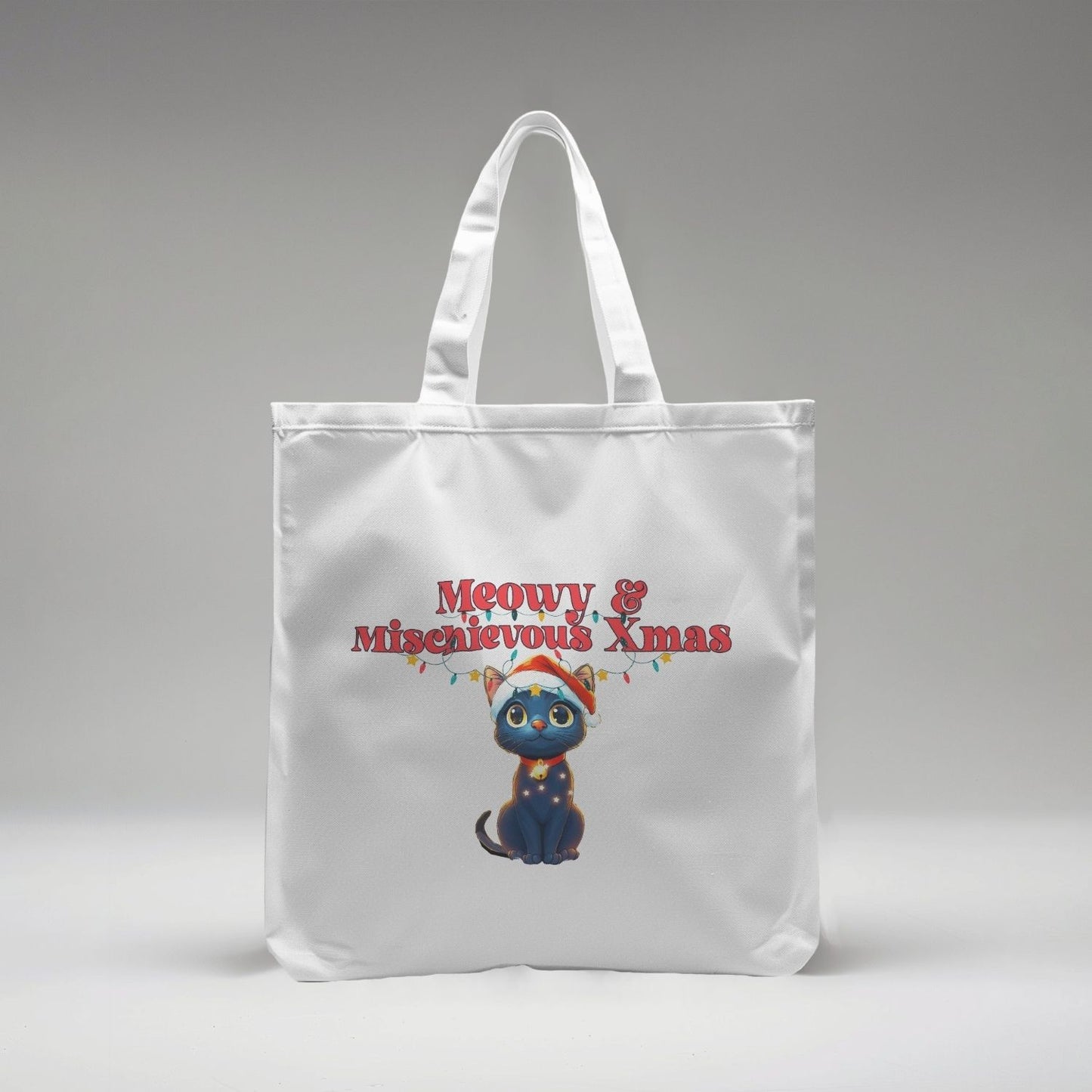 Meowy & Mischievous Xmas - Tote Bag (Large)