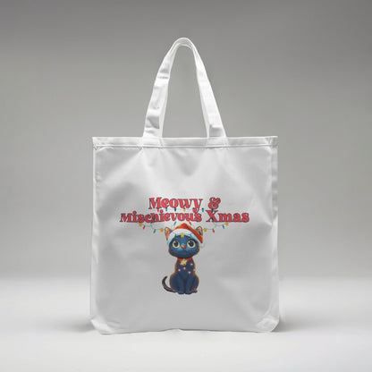 Meowy & Mischievous Xmas - Tote Bag (Large)