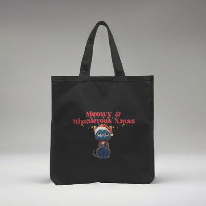 Meowy & Mischievous Xmas - Tote Bag (Large)