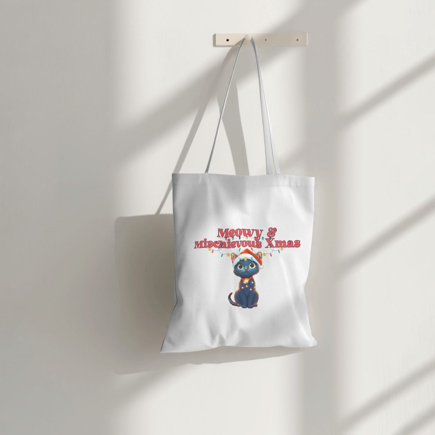 Meowy & Mischievous Xmas - Tote Bag (Long Handle)