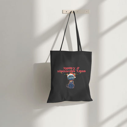 Meowy & Mischievous Xmas - Tote Bag (Long Handle)