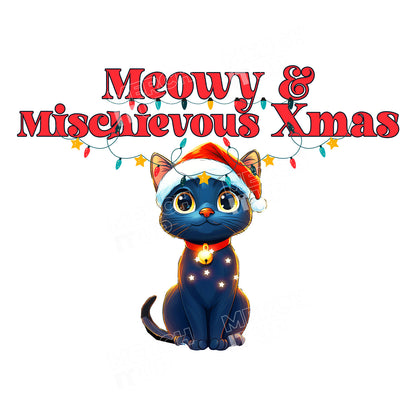 Meowy & Mischievous Xmas Hoodies