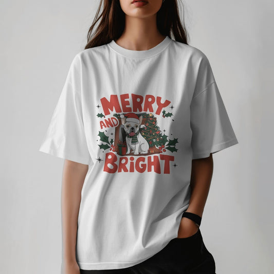 Merry And Bright - Oversized T-shirt