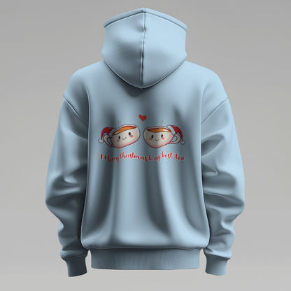 Merry Christmas To My Best-Tea Hoodies