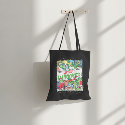 My Day - I am Booked - Tote Bag (Long Handle)