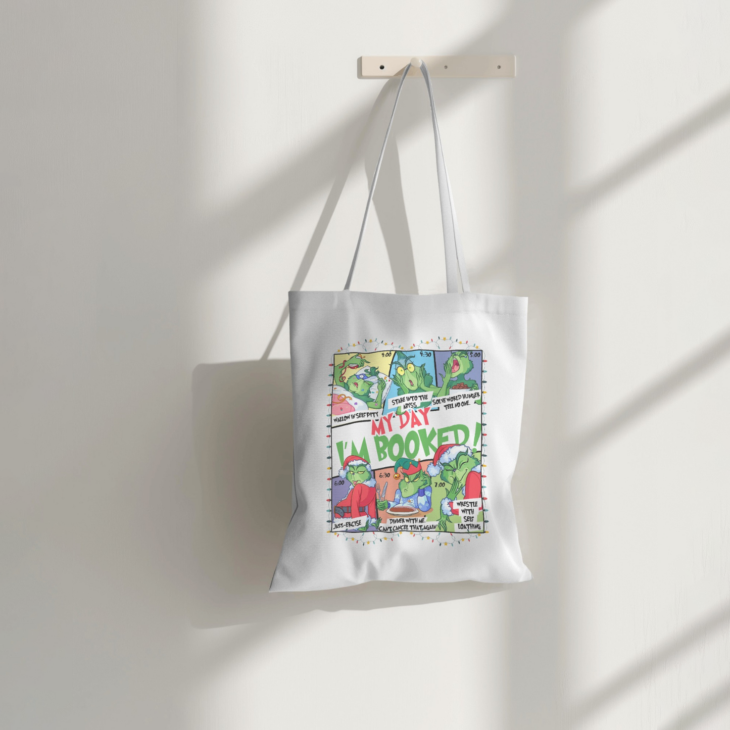 My Day - I am Booked - Tote Bag (Long Handle)