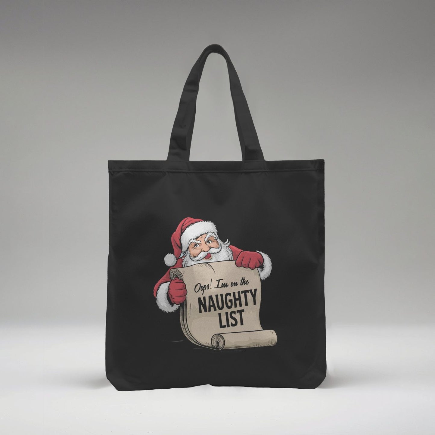 Opps I Am On The Naughty List - Tote Bag (Large)