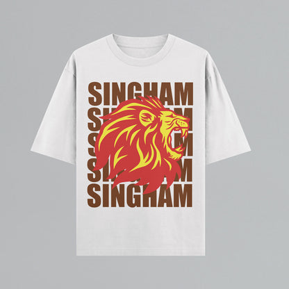 Singham Uproar Oversized T-shirt (Vertical)