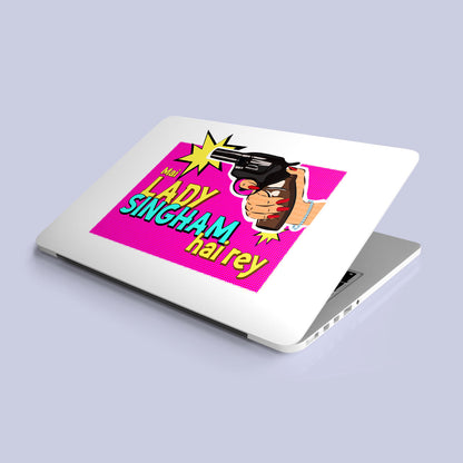 Lady Singham's Gun Laptop Skin