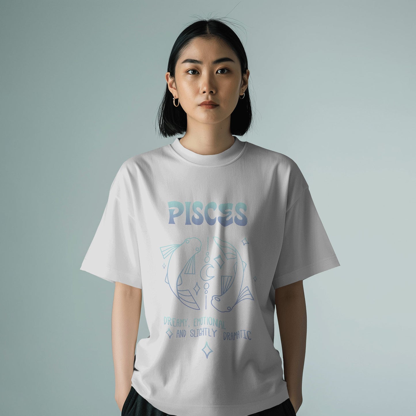 Sky Full Of Stars - Pisces - Oversized T-shirt