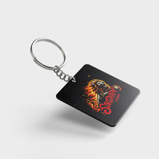 Rising From The Flames Printed Keychains