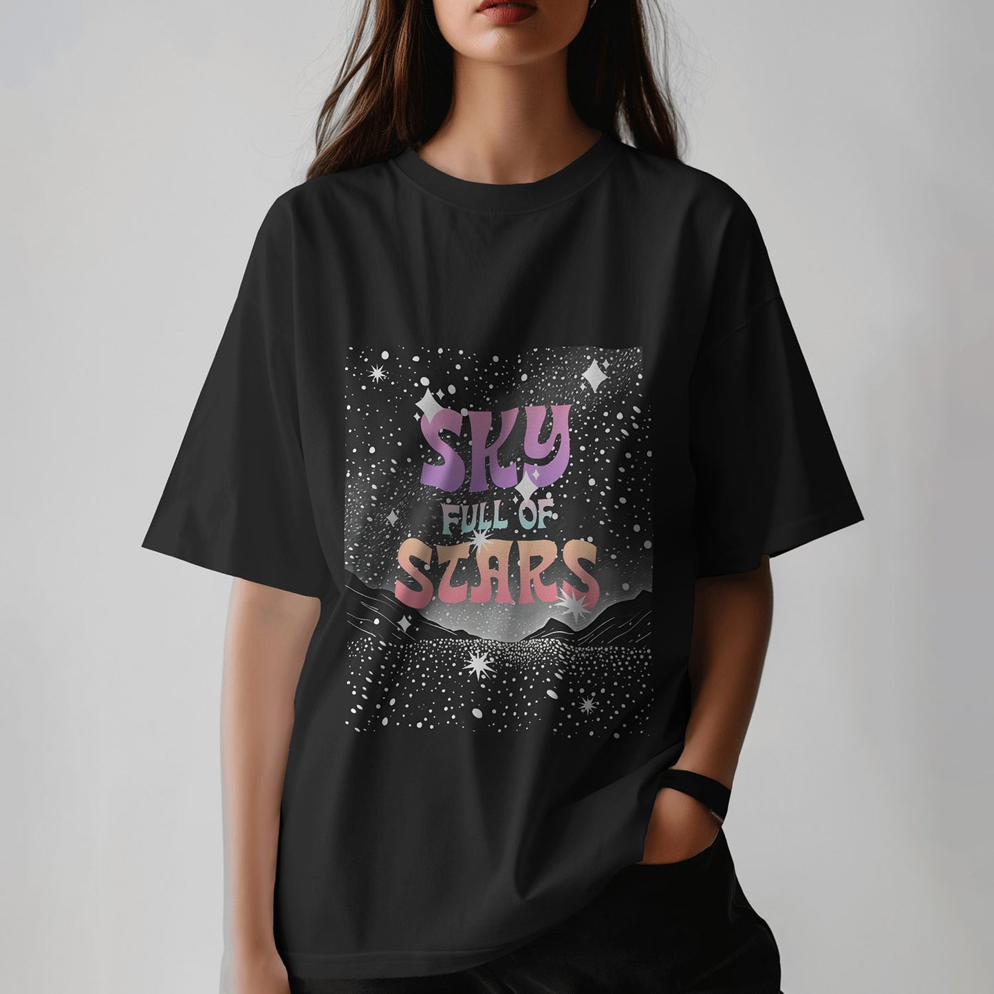 Sky Full Of Stars Oversized T-shirt