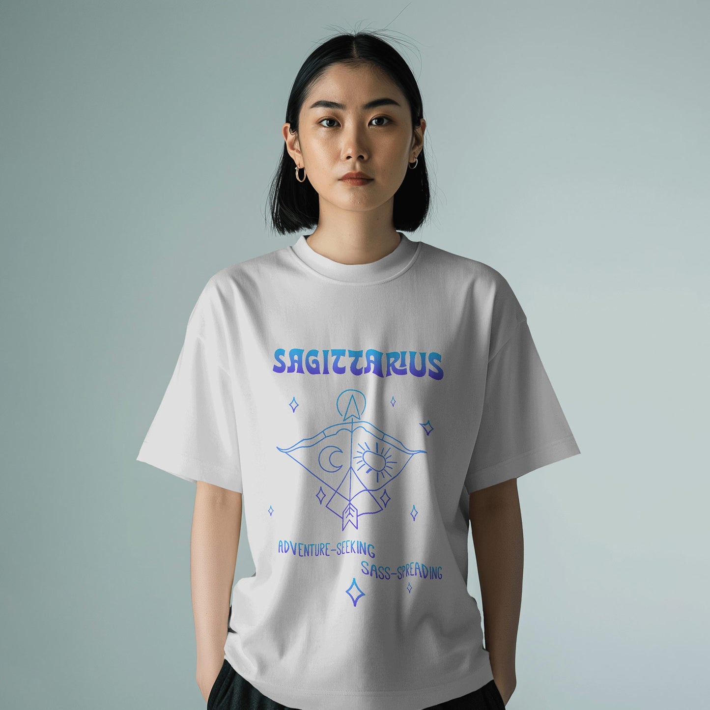 Sky Full Of Stars - Sagittarius - Oversized T-shirt