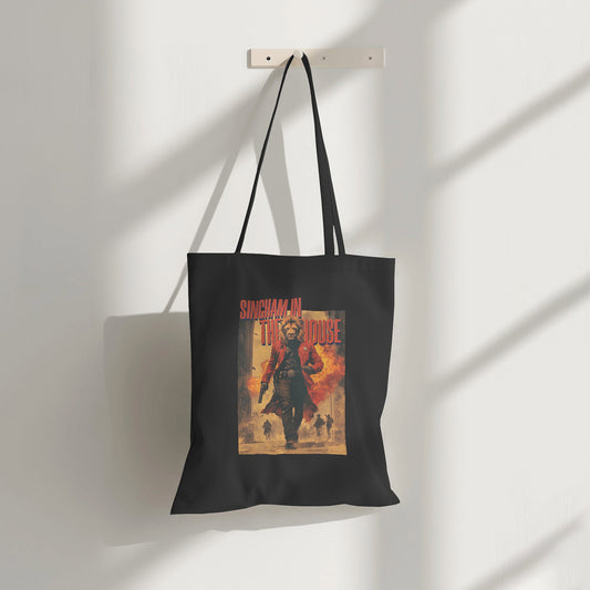 Singham In The House Tote Bag (Long Handle)