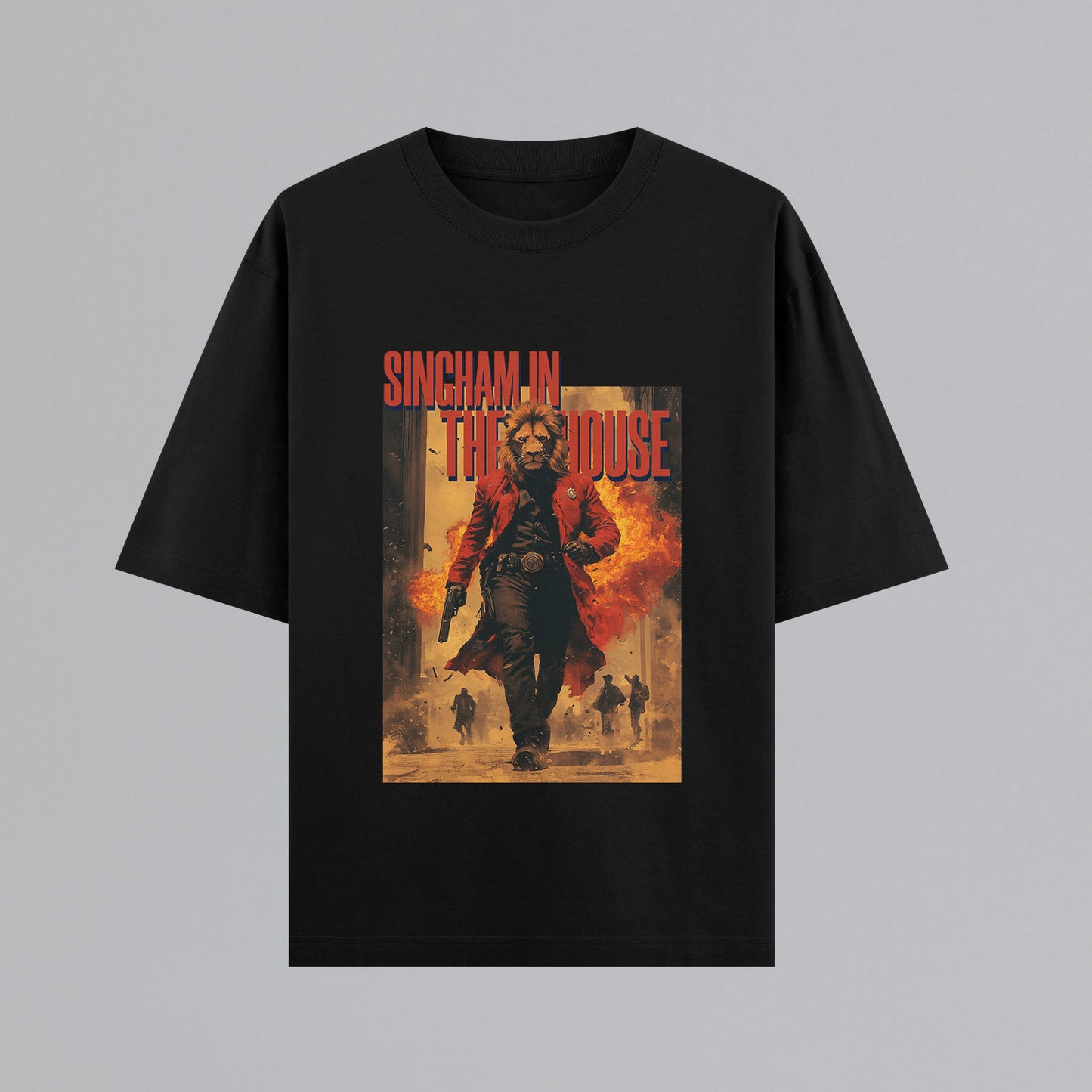 Singham In The House Oversized T-shirt