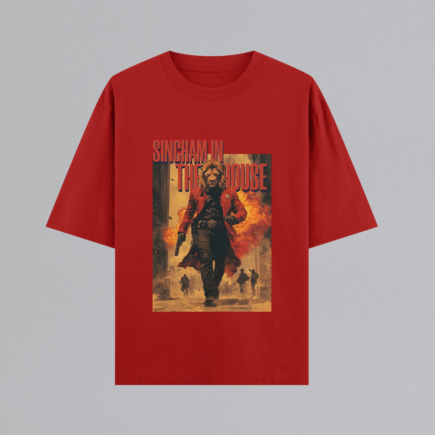 Singham In The House Oversized T-shirt