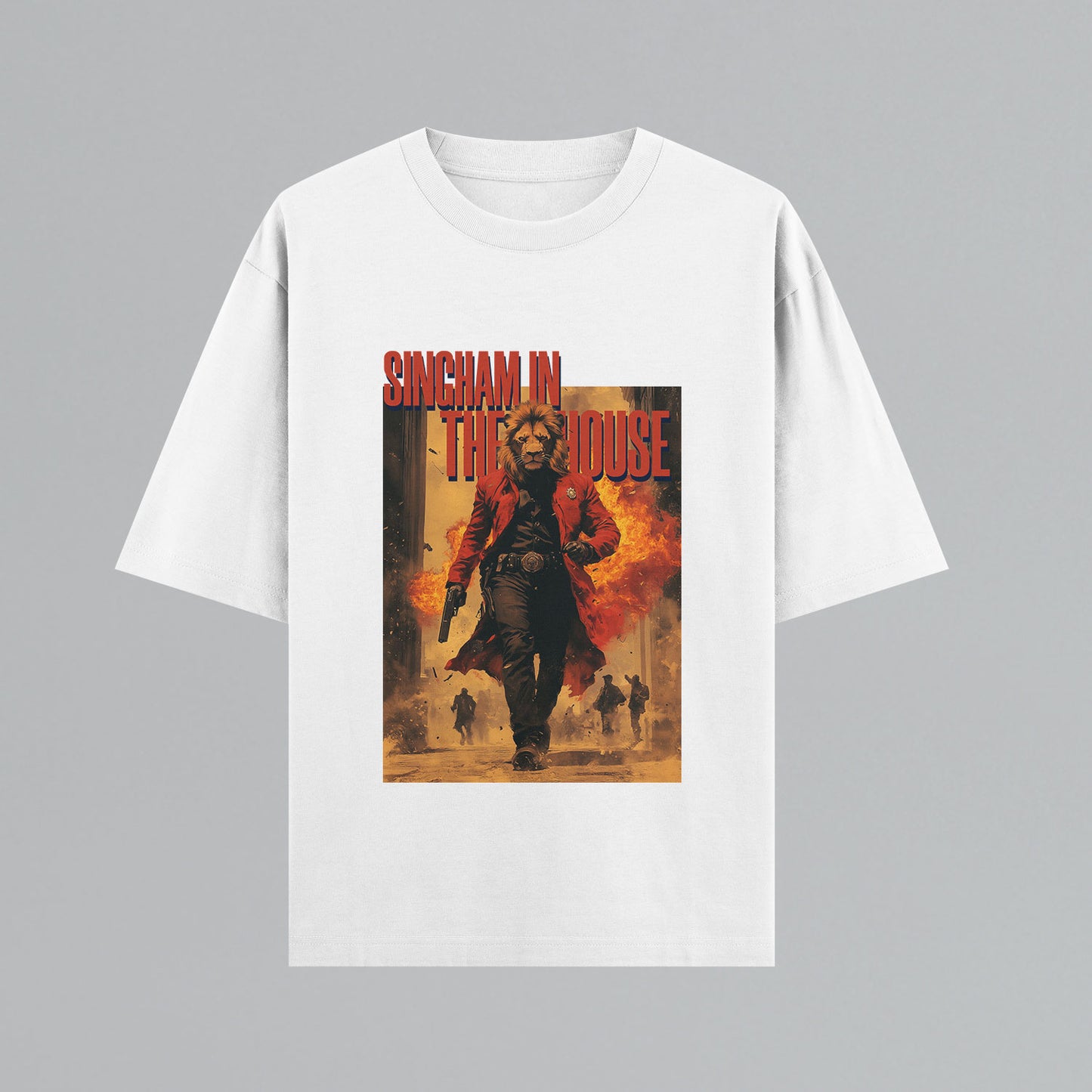 Singham In The House Oversized T-shirt