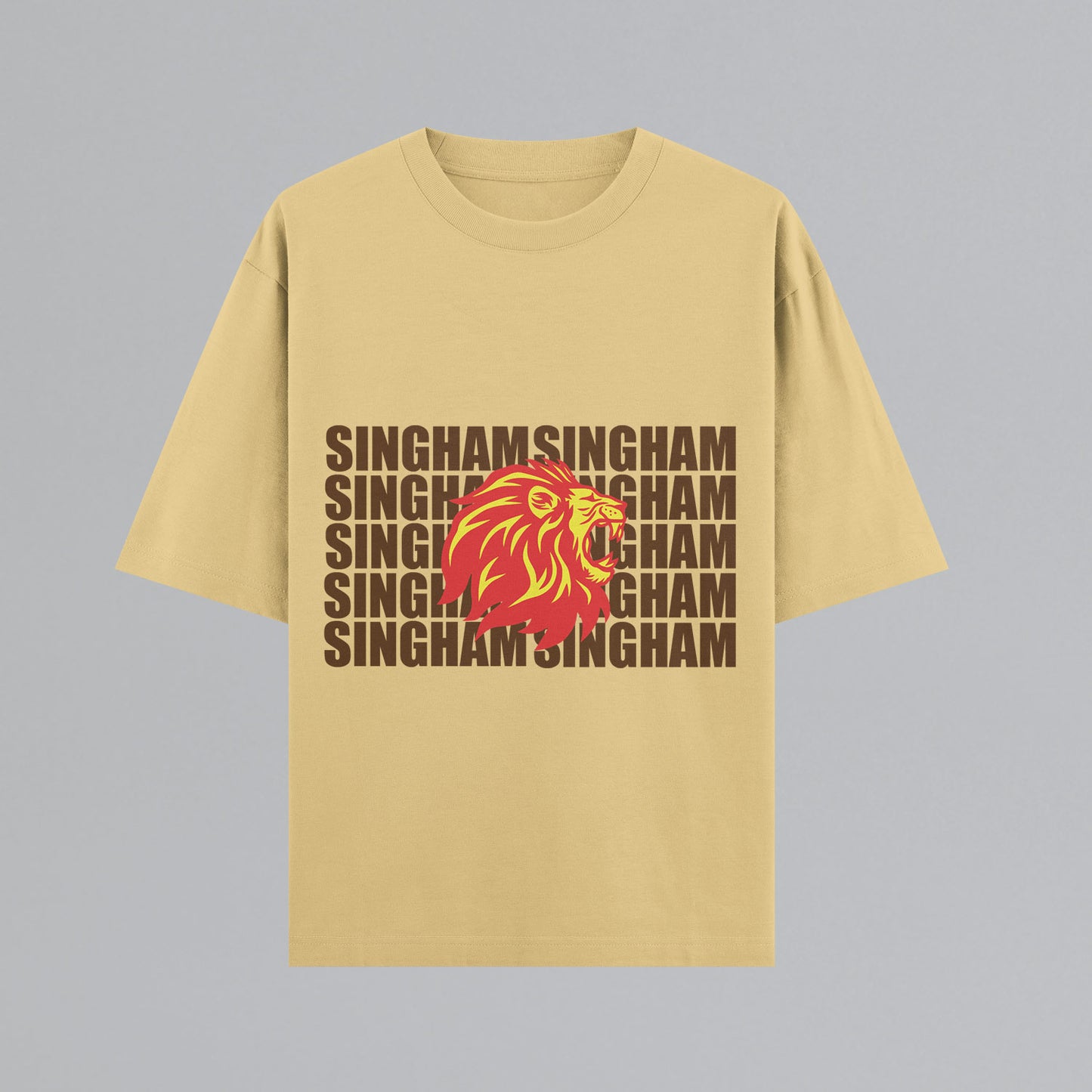 Singham Uproar Oversized T-shirt (Horizontal)