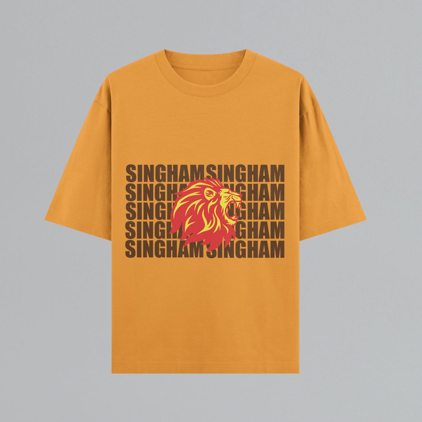 Singham Uproar Oversized T-shirt (Horizontal)