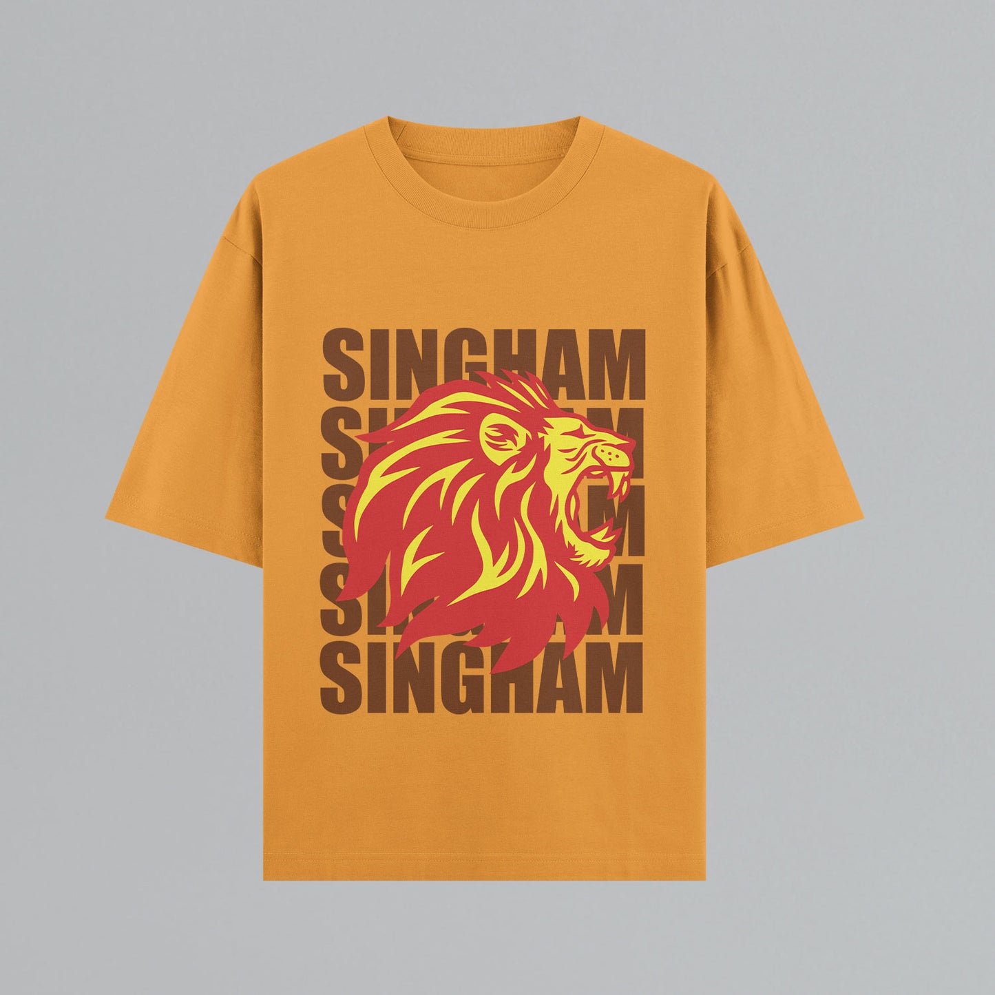 Singham Uproar Oversized T-shirt (Vertical)