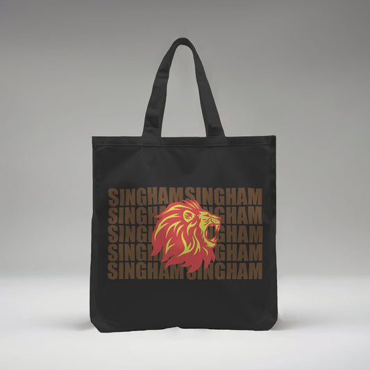 Singham Uproar Tote Bag (Large, Horizontal)