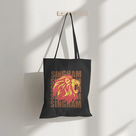 Singham Uproar Tote Bag (Long Handle, Vertical)