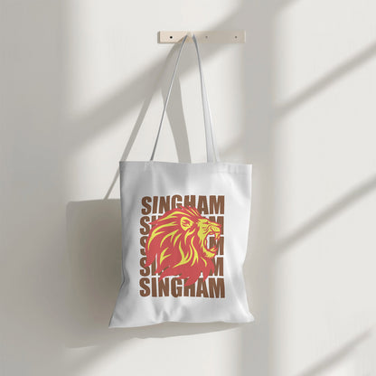 Singham Uproar Tote Bag (Long Handle, Vertical)