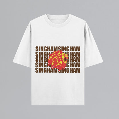 Singham Uproar Oversized T-shirt (Horizontal)