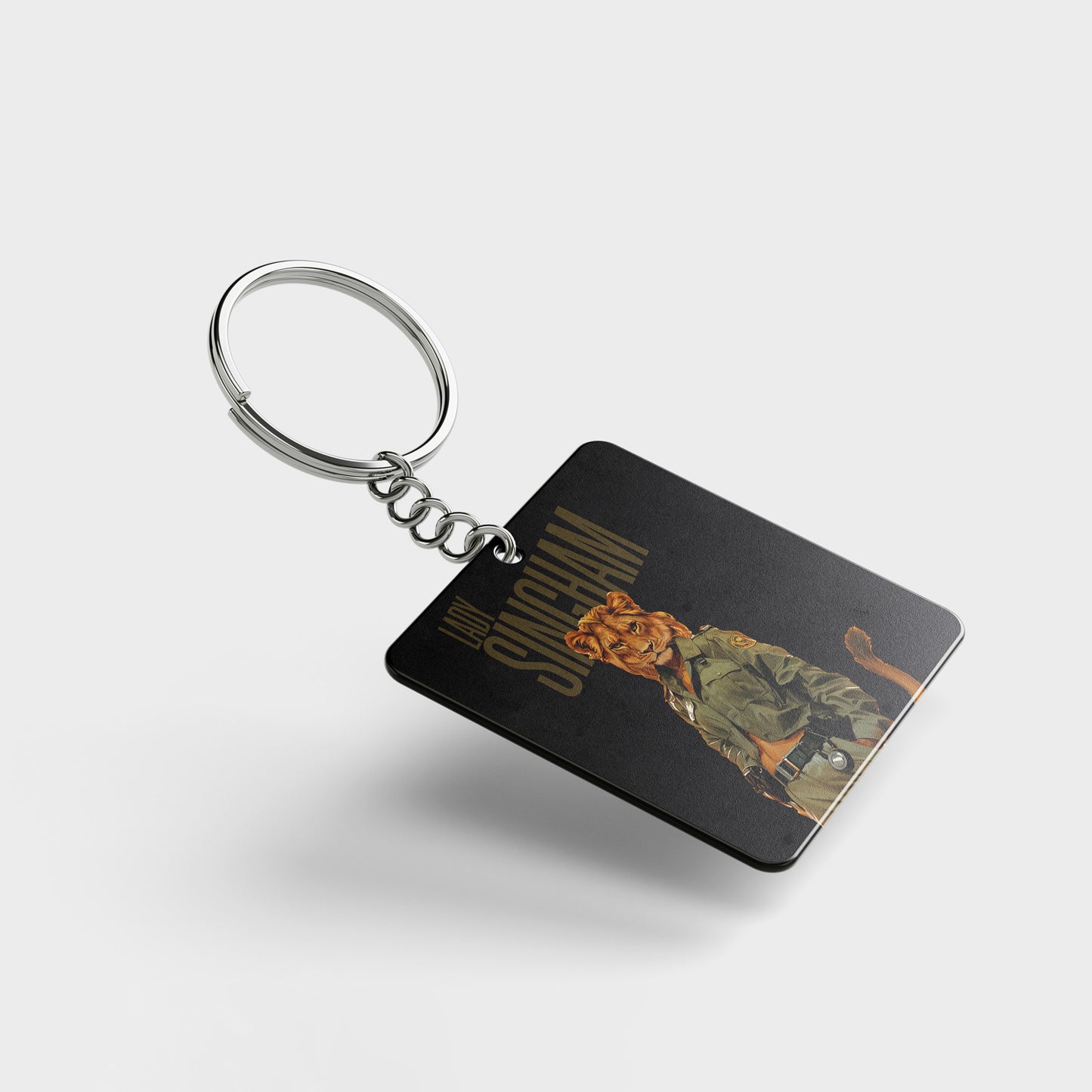 The Lioness Printed Keychains