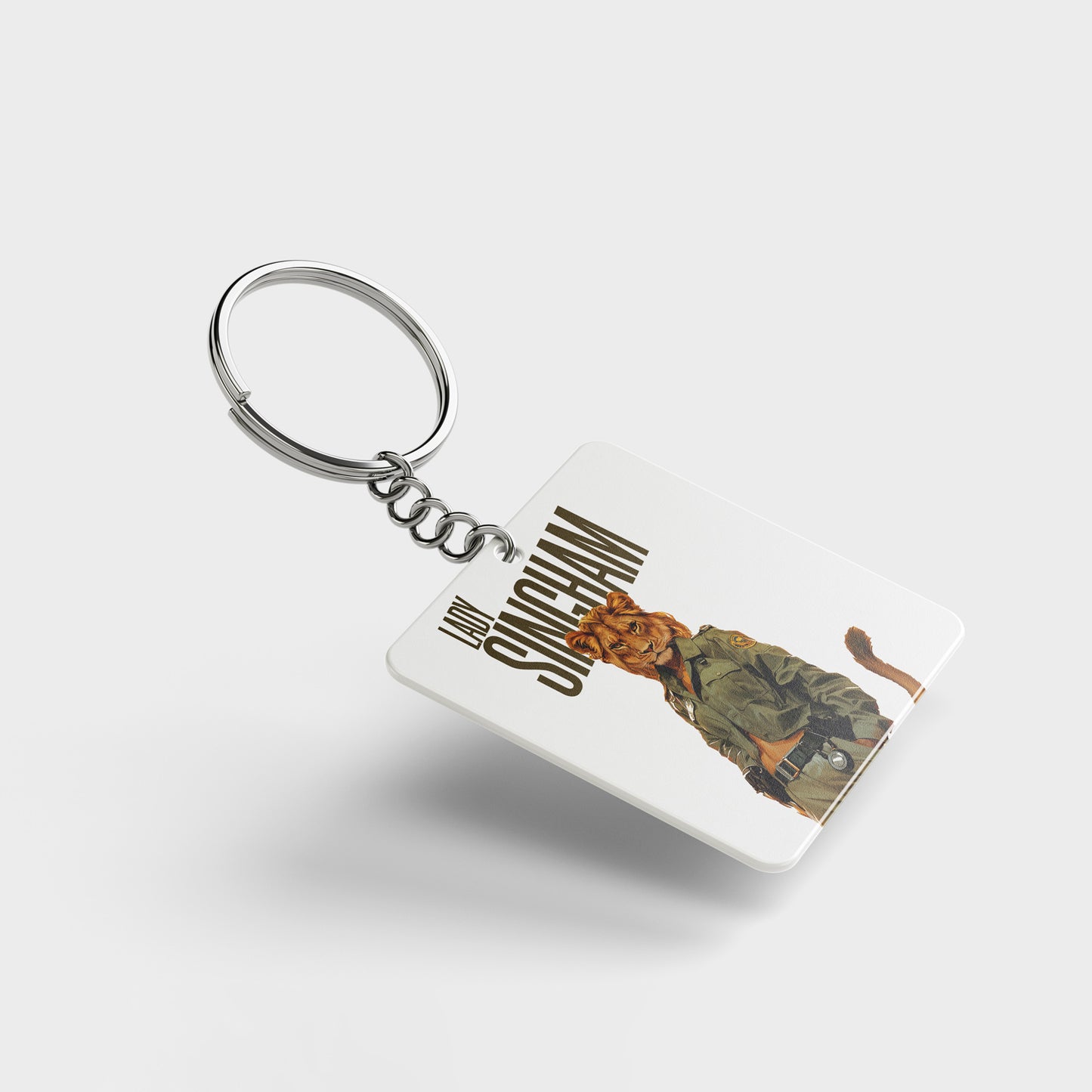 The Lioness Printed Keychains