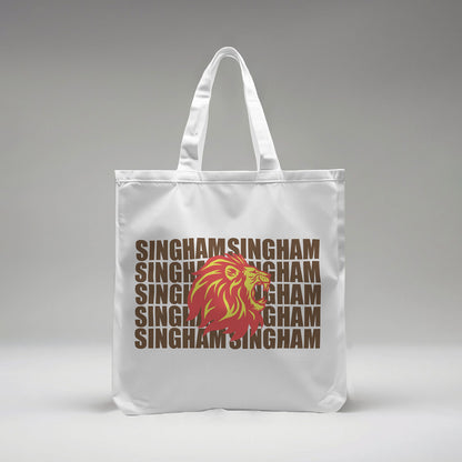 Singham Uproar Tote Bag (Large, Horizontal)