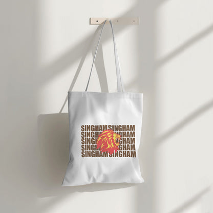 Singham Uproar Tote Bag (Long Handle, Horizontal)