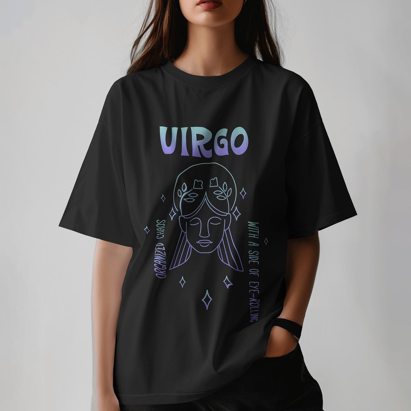 Sky Full Of Stars - Virgo - Oversized T-shirt