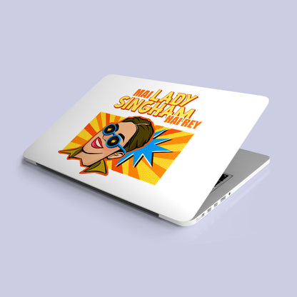 Lady Singham Hai Re Laptop Skin