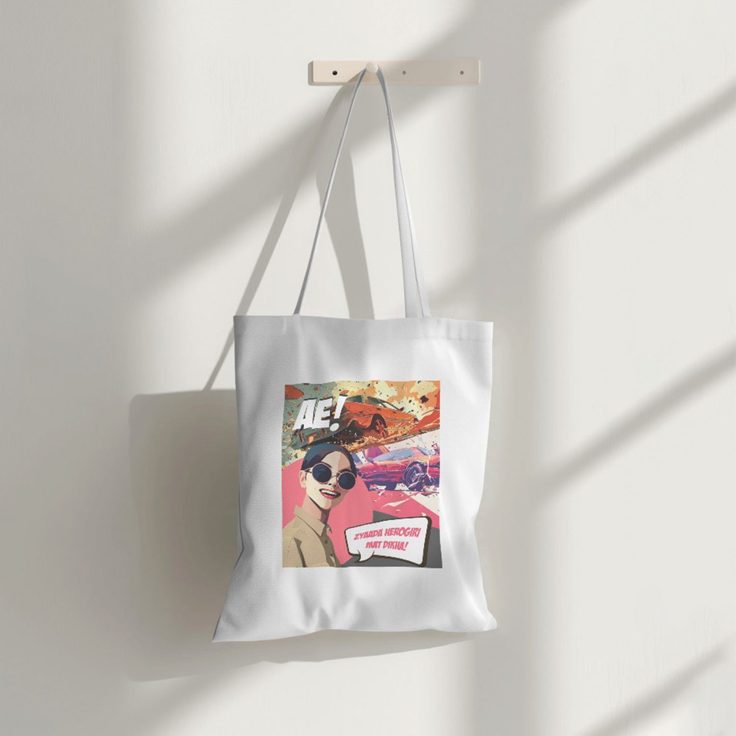 Zyada Herogiri Tote Bag (Long Handle)